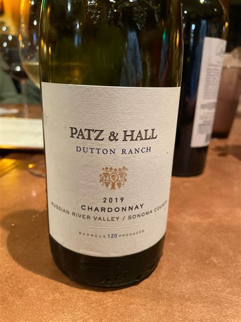 2019 Patz Hall Chardonnay Dutton Ranch USA California Sonoma