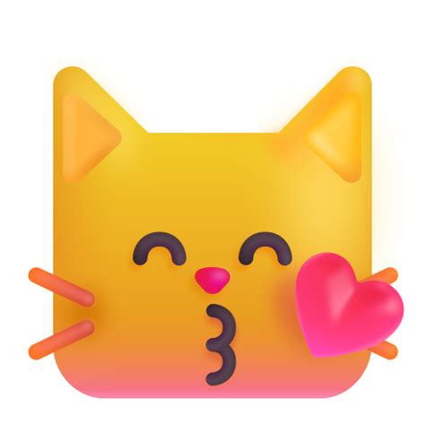 Kissing Cat Emoji 😽