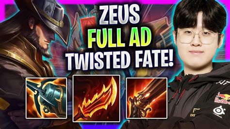 Zeus Jugando Twisted Fate Full Ad En Top T Zeus Juega Twisted Fate