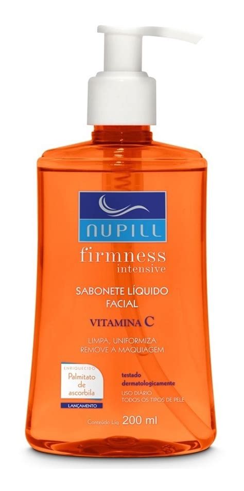 Sabonete Líquido Facial Vitamina C Nupill Firmness Intensive MercadoLivre