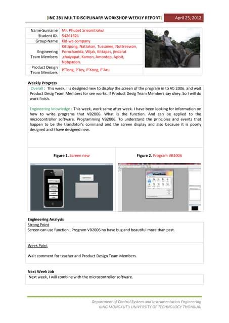 weekly report template docx