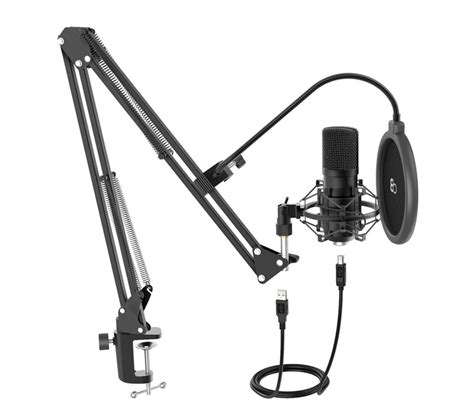 Kit De Microphone A Condensateur Avec Bras De Suspension A Ciseau