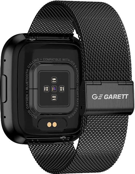 Garett Smartwatch Grc Style Black Steel Smartwatch Czarny Metal