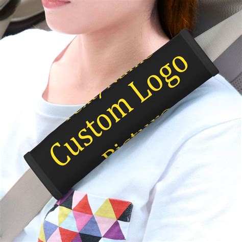 Amazon Guangshacora Custom Universal Car Seat Belt Pad