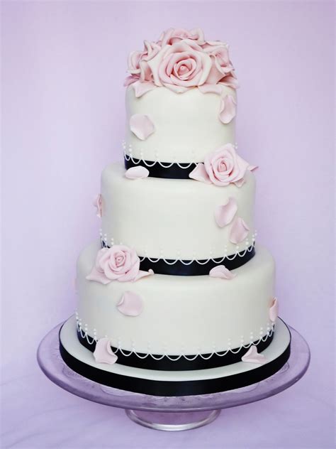 Rose Petals Wedding Cake - CakeCentral.com