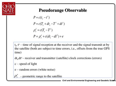 Ppt Part Iv Types Of Gps Observable And Methods Of Their Processing Powerpoint Presentation