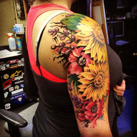 As 25 Melhores Ideias De Sunflower Tattoo Sleeve No Pinterest