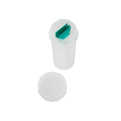 Plastic Coplin Jar For 3 Slides With Screw Cap Solmedia