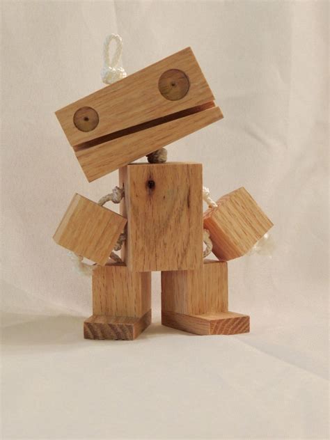 Wooden Robot Scrap Wood Projects Wooden Wood