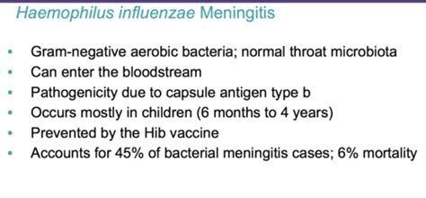 Haemophilus Influenzae Type B Symptoms