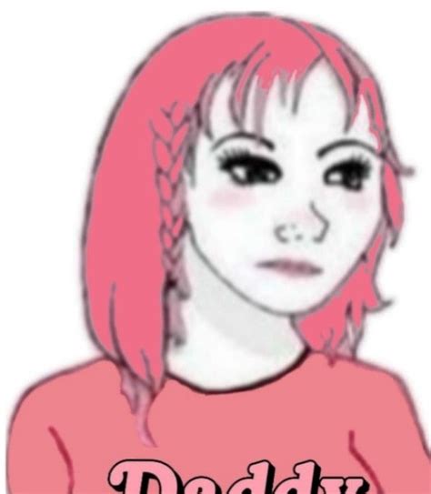 Wojak Pink Hair Girl Arte De Ilustración Arte Friki