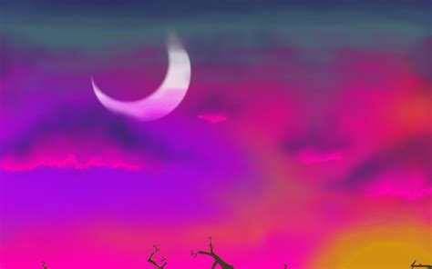 Neon Sunset by outlawedMoon on DeviantArt