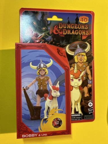 D D Dungeons Dragons Cartoon Classics Bobby Uni Action Figure