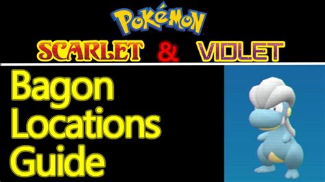 Pokemon Scarlet And Violet Bagon Locations Guide Shelgon And Salamence