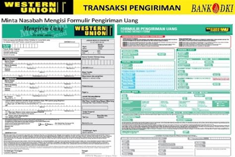 Detail Contoh Formulir Pengiriman Uang Koleksi Nomer