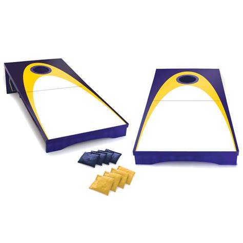 The Tournament Bean Bag Toss Game Hammacher Schlemmer