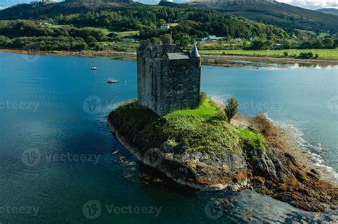 Castle Stalker, Scotland, UK 15935730 Stock Photo at Vecteezy