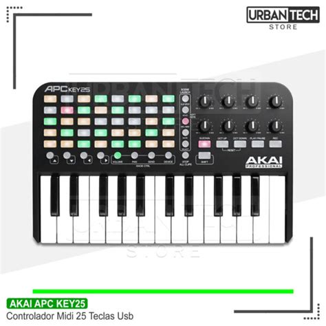 Controlador Midi Akai Apc Key Urbanos