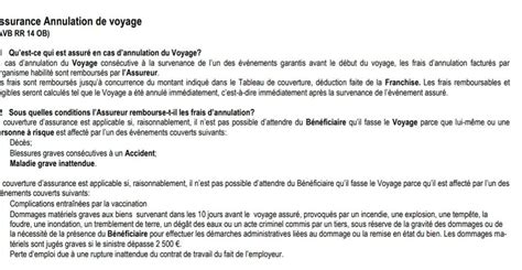 Courrier Circonstanci Assurance Visa Annulation Voyage Moseia