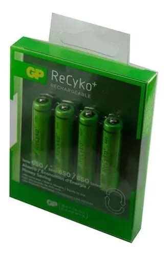 Pilas Recargables Aaa 650 Mah Precargadas Gp Recyko X 4 U MercadoLibre