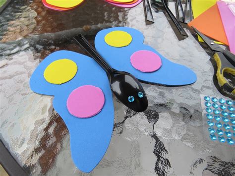 Plastic Spoon Butterfly Craft