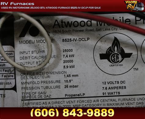 Atwood Rv Furnace Model Iv Dclp Parts