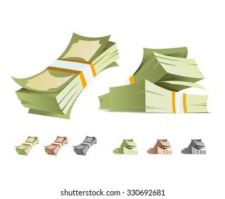 Money Stack Vector Illustration Isolated Stock Vector (Royalty Free) 128371010 | Shutterstock