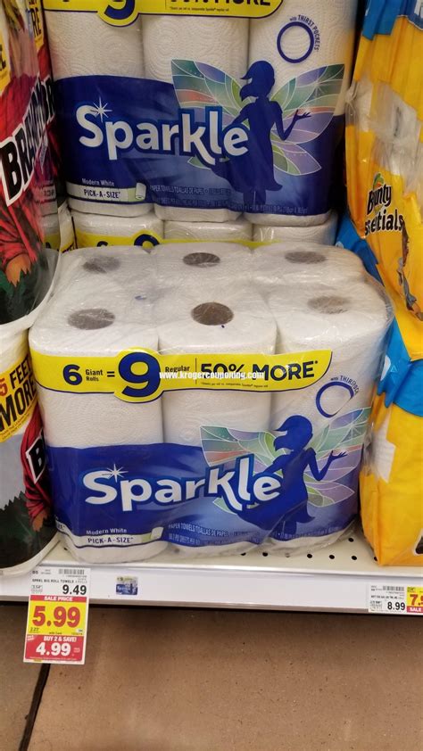 Sparkle Paper Towels just $3.74 - Kroger Couponing