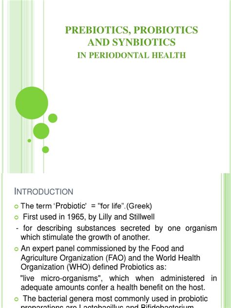 Prebiotics Probiotics And Synbiotics Pdf Probiotic Lactobacillus