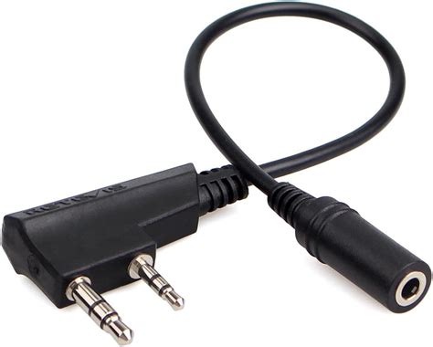 Adaptador De Fone De Ouvido Retevis Pinos Para Mm Walkie