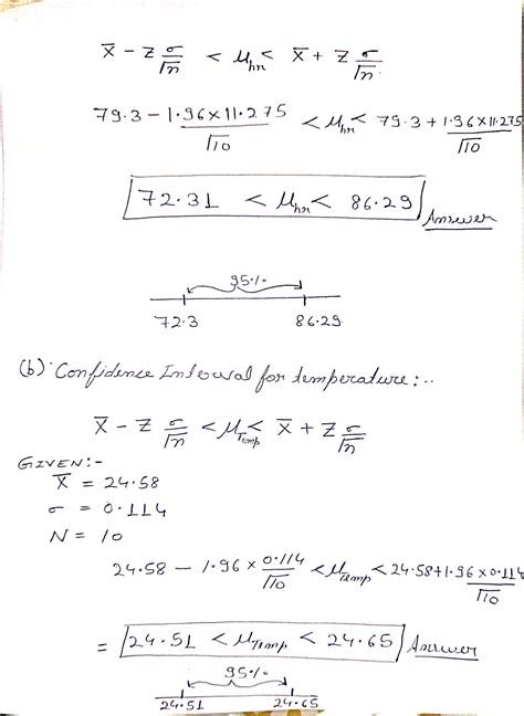 [solved] Compute The 95 Confidence Interval For The Mean Temperature And Course Hero