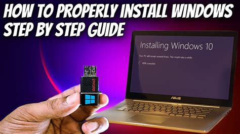 How To Install Windows 10 Step By Step Guide Youtube