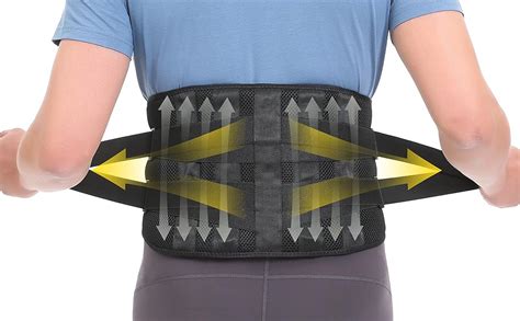 Braceup Back Brace With Lumbar Pad Back Support Pain Relief For Men