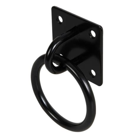 Fixman Chain Wall Anchor Plate Ring Black 784993 Sealants And Tools Direct