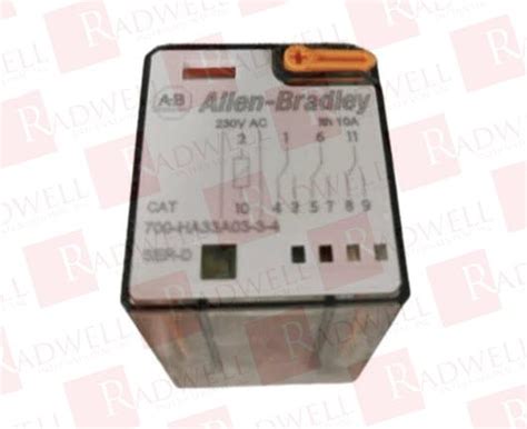 700 HA33A03 3 4 Relay Socket By ALLEN BRADLEY