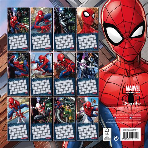 Spiderman Calendar Of Rheta Natasha