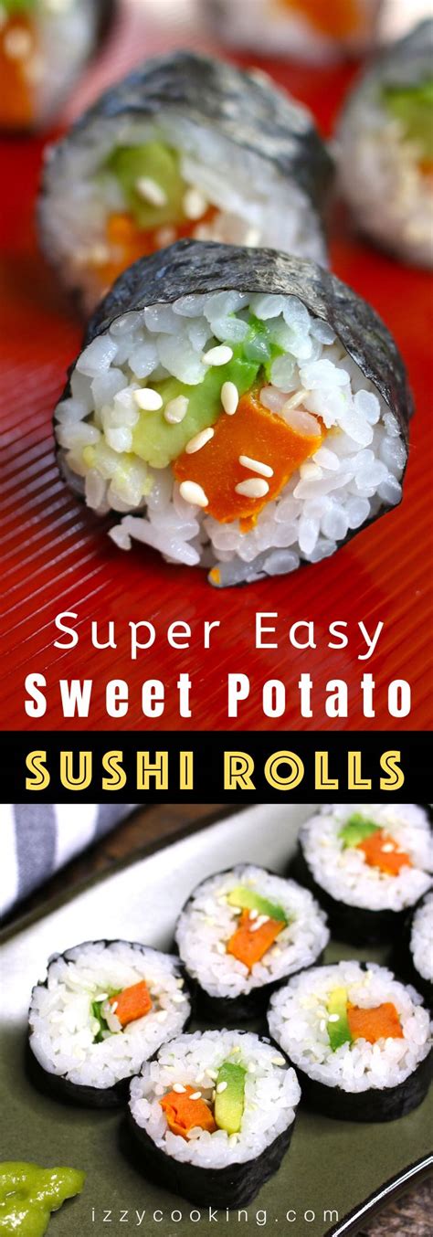 Sweet Potato Sushi Roll {delicious Vegan Recipe}