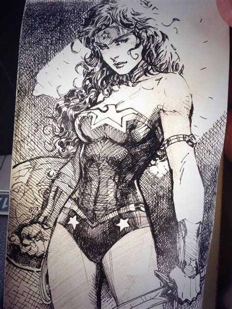 Wonder Woman Jim Lee Sketch