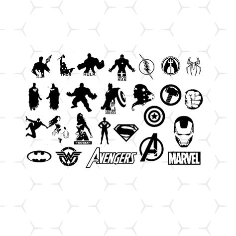 Avengers Bundle Svg Tv Show Svg Iron Man Svg Avengers Svg Inspire