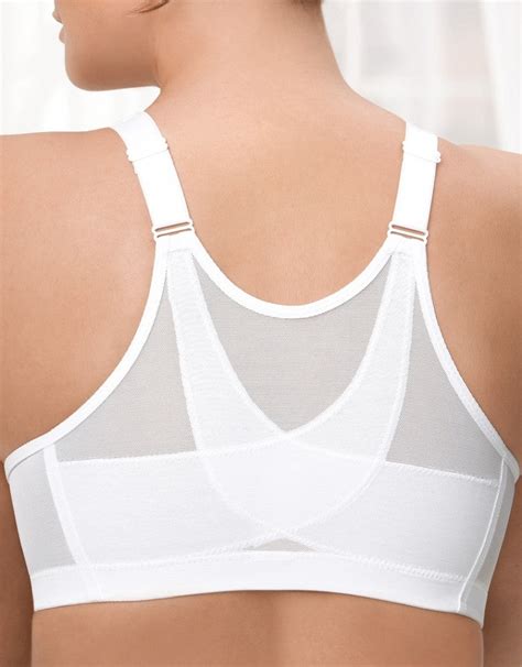 Glamorise Magic Lift Front Close Posture Back Bra White Free Shipping