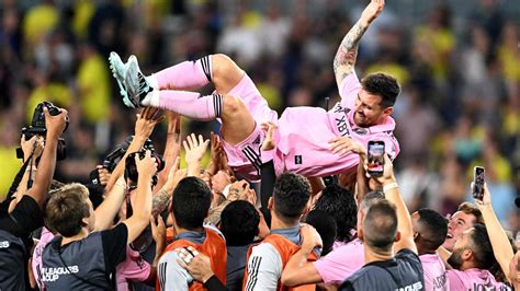 Messi Inter Miami Win Leagues Cup After Defeating Nashville 10 9 On