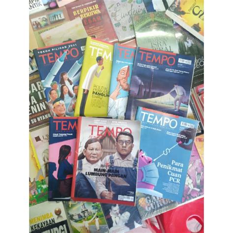 Jual Majalah Tempo Bekas Shopee Indonesia