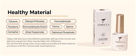 Tomicca Uv Nagellack Nude Farben Gel Nagellack Uv Led Soak Off Gel Nail Polish Geeignet F R