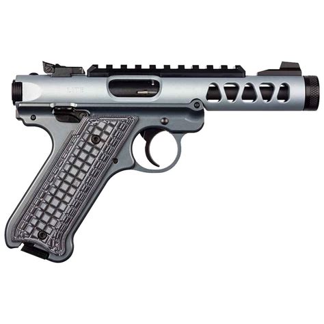 Ruger Mark Iv Lite 22 Long Rifle 44in Diamond Gray Anodized Pistol 101 Rounds Sportsmans