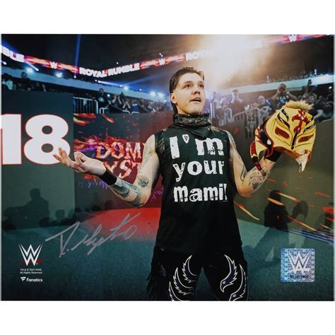 Dominik Mysterio WWE Autographed Fanatics Authentic 8" x 10" Rumble ...