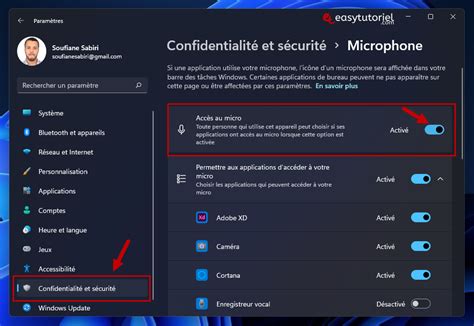 Comment désactiver le Microphone sur Windows 11 EasyTutoriel