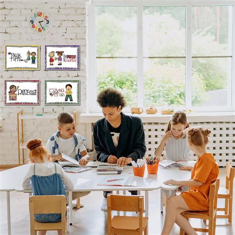 Classroom Rules Posters for Kindergarten and Preschool in Kosovo at €