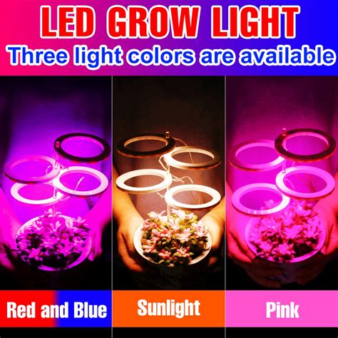 USB Plants Light LED Full Spectrum Lamp Growth Lighting DC5V Timer