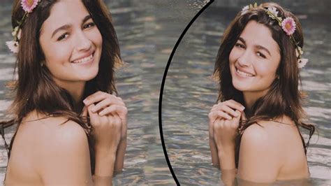 Cute Alia Bhatt Topless Photoshoot For Dabboo Ratnanis Annual Calendar