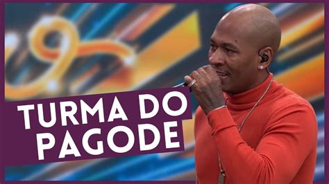 Turma do Pagode incendeia auditório do Faustão Lancinho YouTube